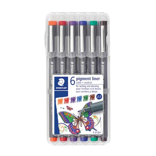 Staedtler&#xAE; Pigment Liner Basic 6 Pen Set